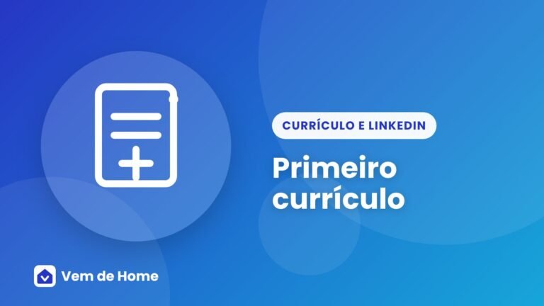 Ilustração de capa sobre primeiro currículo