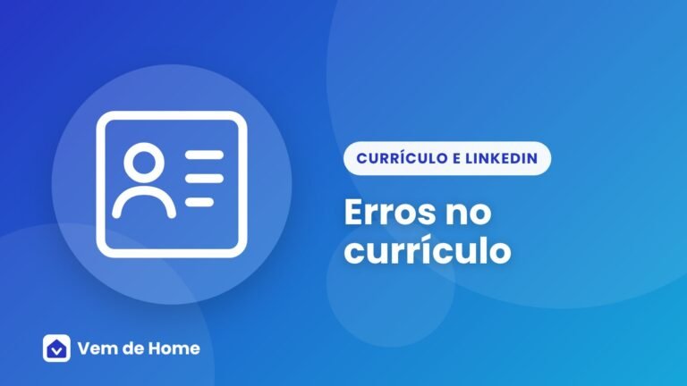Ilustração de capa sobre erros no currículo