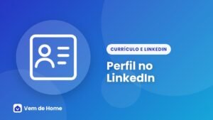 Ilustração de um perfil profissional em rede social