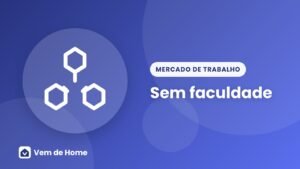 Ilustração de capa sobre sem faculdade