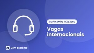 Ilustração de capa sobre vagas internacionais
