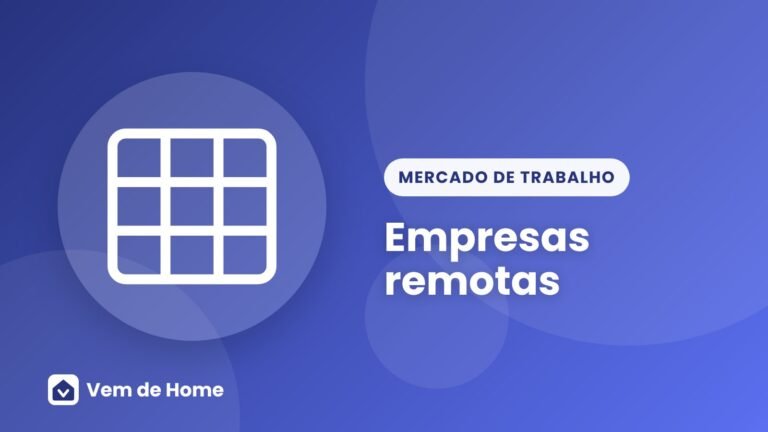 Ilustração de capa sobre empresas remotas