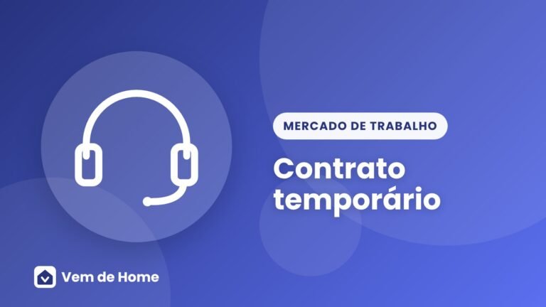 Ilustração de capa sobre contrato temporário