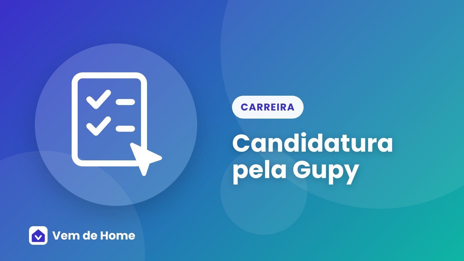 Ilustração de uma candidatura online sendo enviada