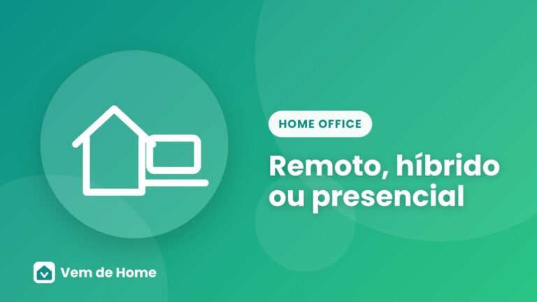 Ilustração de uma casa, um escritório e um notebook representando os modelos de trabalho