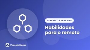 Ilustração de ícones de habilidades ao redor de um notebook