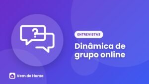 Ilustração de várias pessoas em videochamada em grade