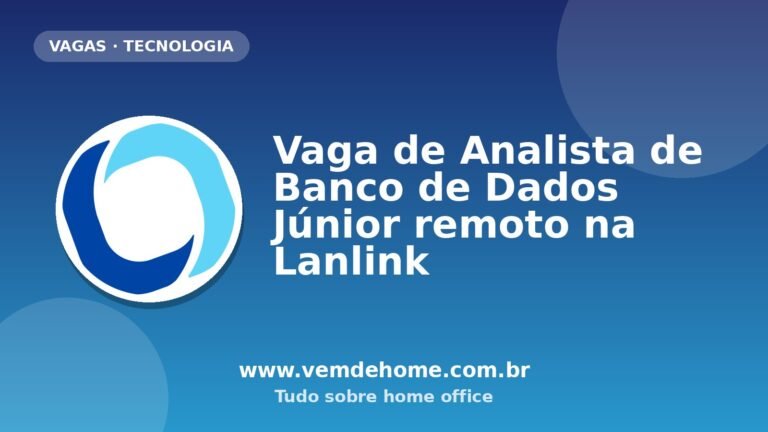 Vaga de Analista de Banco de Dados Júnior remoto na Lanlink