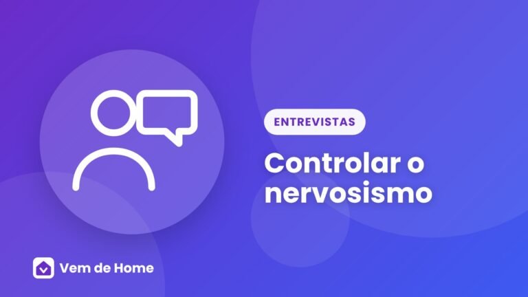 Ilustração de capa sobre controlar o nervosismo