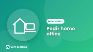 Ilustração de capa sobre pedir home office
