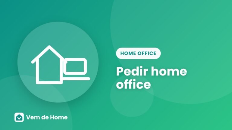 Ilustração de capa sobre pedir home office