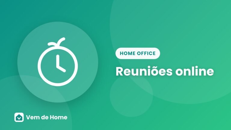 Ilustração de capa sobre reuniões online