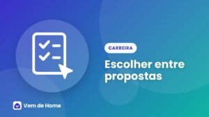 Ilustração de capa sobre escolher entre propostas