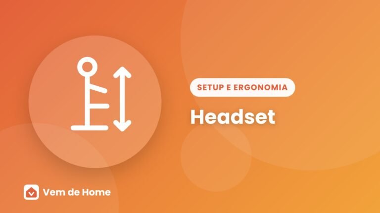 Ilustração de capa sobre headset