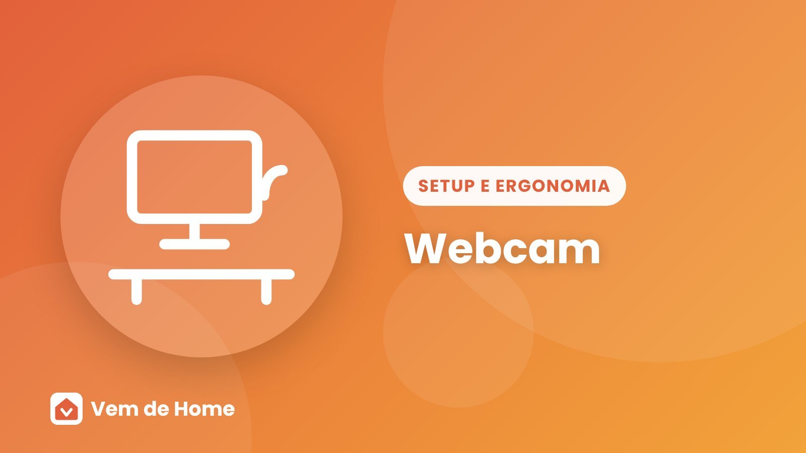 Ilustração de capa sobre webcam