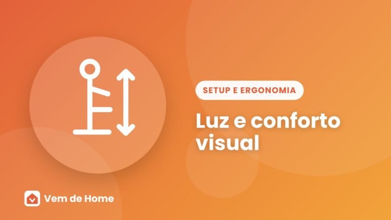 Ilustração de capa sobre luz e conforto visual