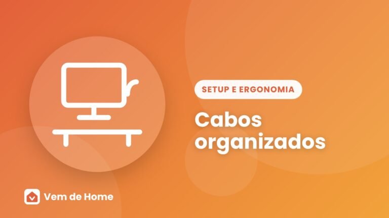 Ilustração de capa sobre cabos organizados