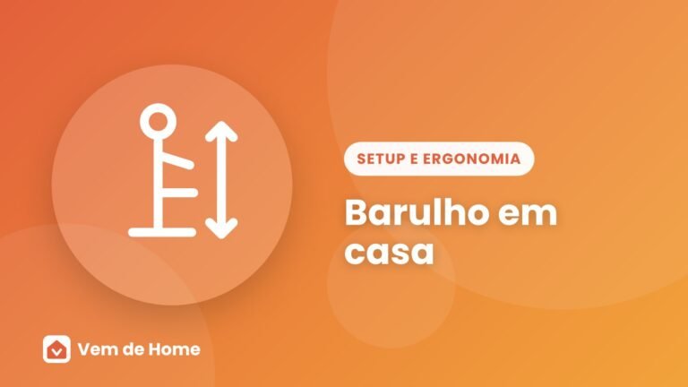 Ilustração de capa sobre barulho em casa