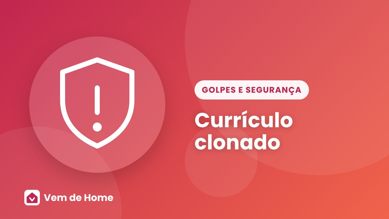Ilustração de capa sobre currículo clonado