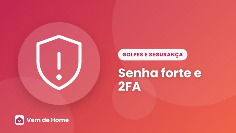 Ilustração de capa sobre senha forte e 2fa