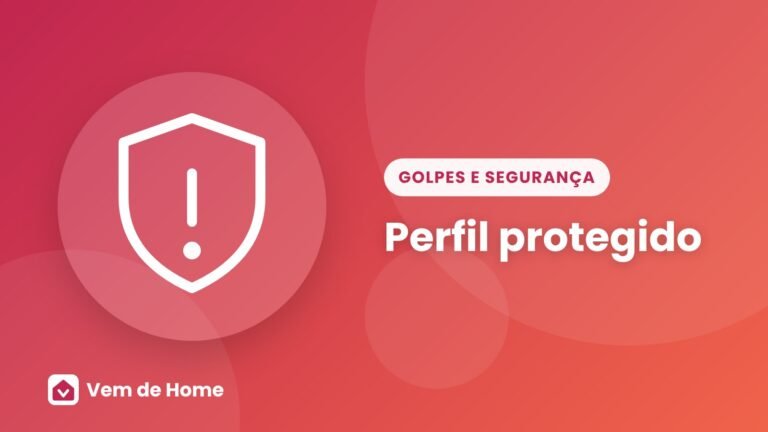 Ilustração de capa sobre perfil protegido