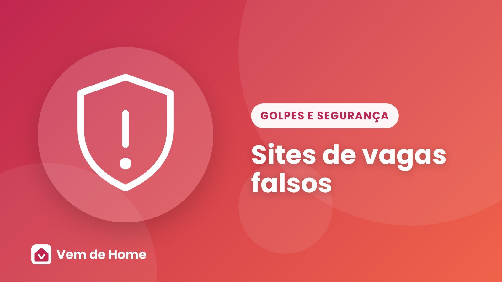 Ilustração de capa sobre sites de vagas falsos