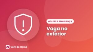 Ilustração de capa sobre vaga no exterior