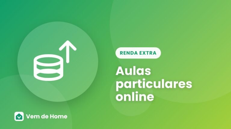 Ilustração de capa sobre aulas particulares online