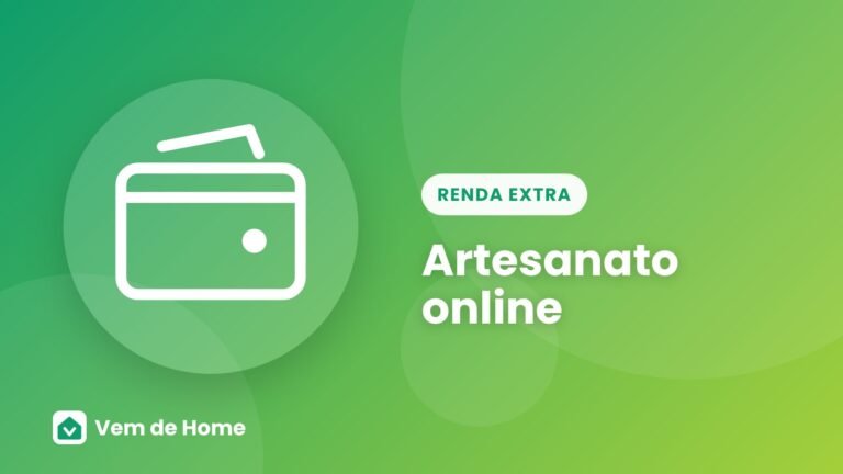 Ilustração de capa sobre artesanato online