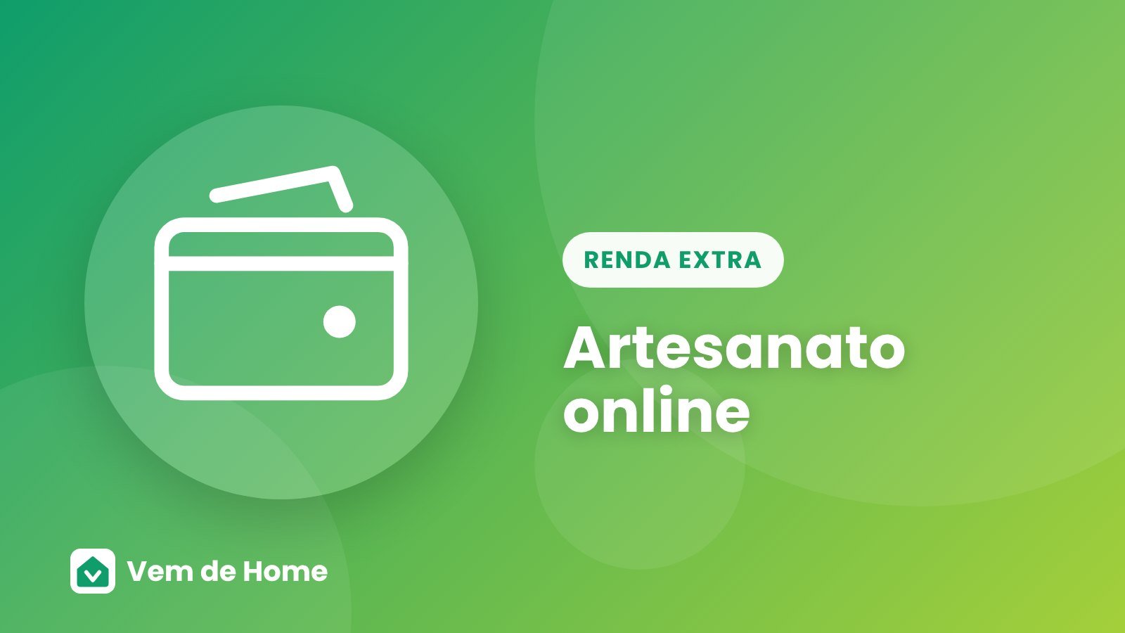 Ilustração de capa sobre artesanato online