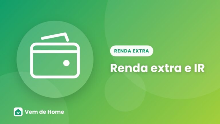 Ilustração de capa sobre renda extra e ir