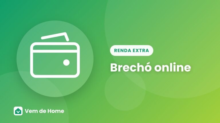 Ilustração de capa sobre brechó online