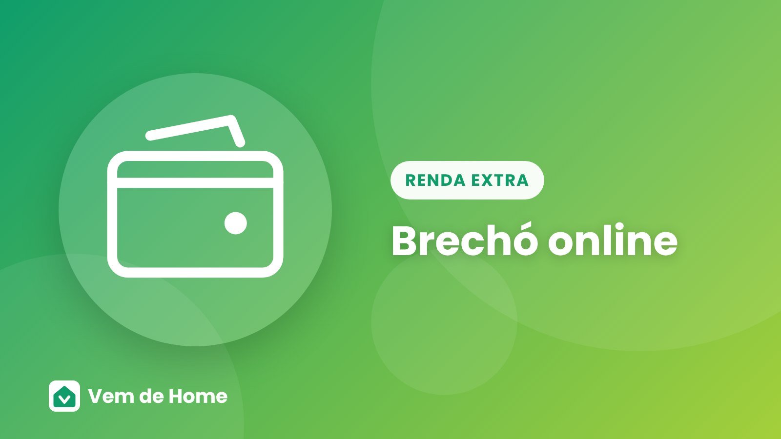 Ilustração de capa sobre brechó online