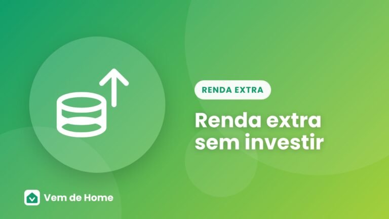Ilustração de capa sobre renda extra sem investir