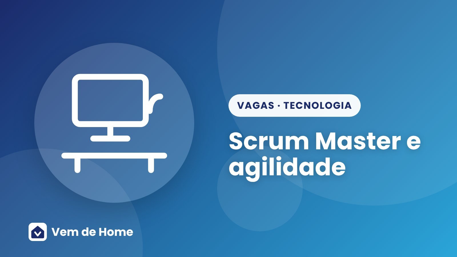 Ilustração de capa sobre scrum master e agilidade