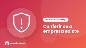 Ilustração de uma lupa sobre um documento de empresa