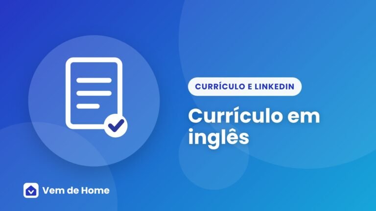 Ilustração de um currículo com bandeira de balão de idioma
