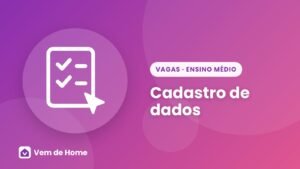Ilustração de capa sobre cadastro de dados