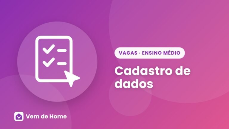Ilustração de capa sobre cadastro de dados