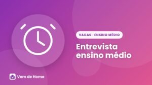 Ilustração de capa sobre entrevista ensino médio