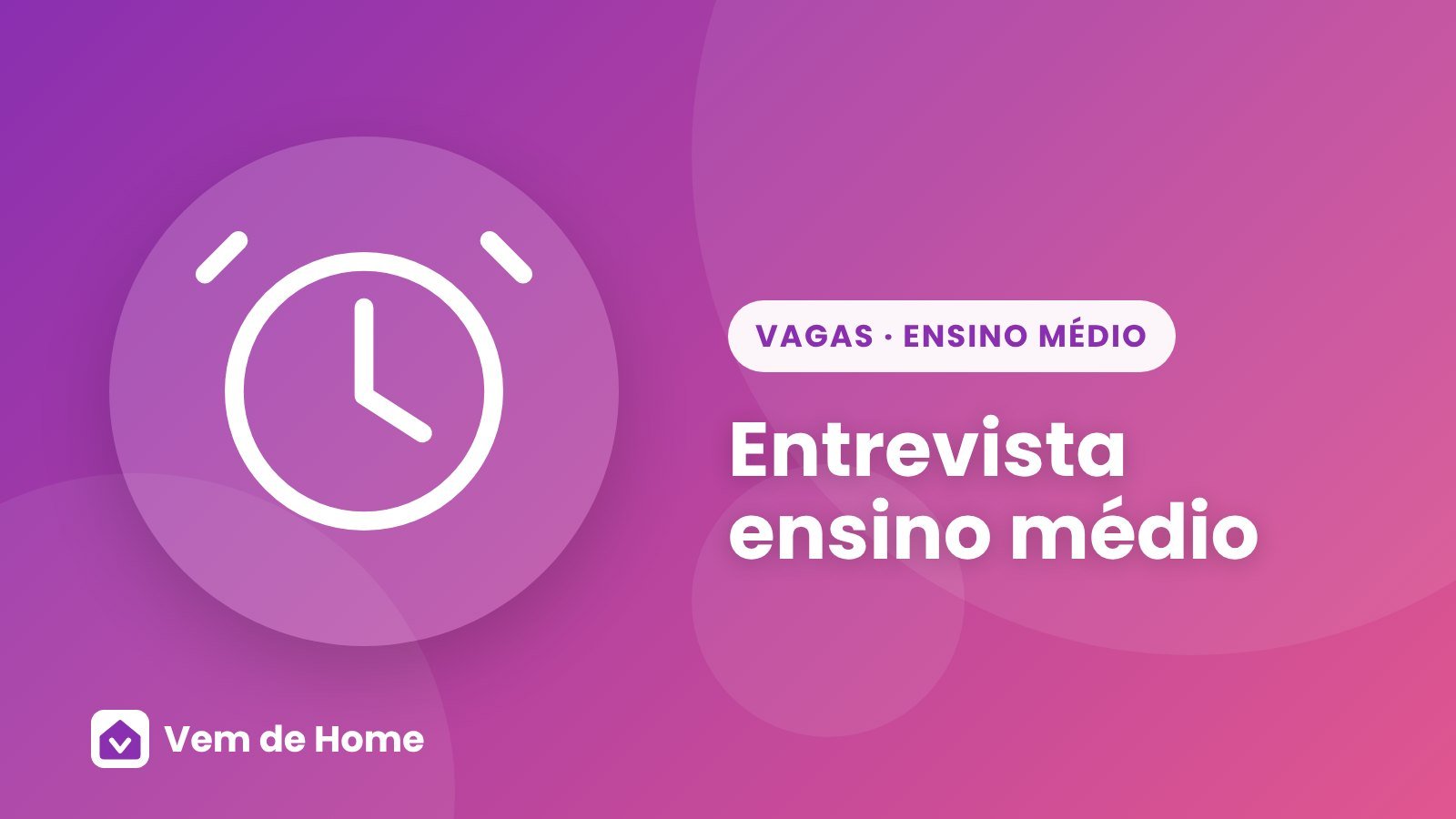 Ilustração de capa sobre entrevista ensino médio