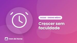 Ilustração de capa sobre crescer sem faculdade