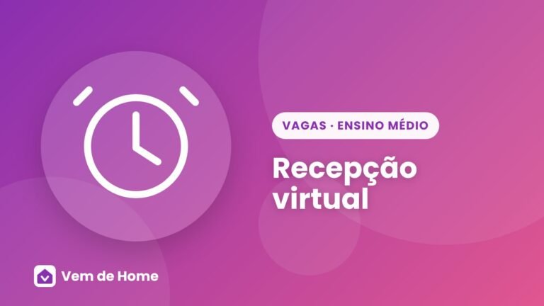 Ilustração de capa sobre recepção virtual