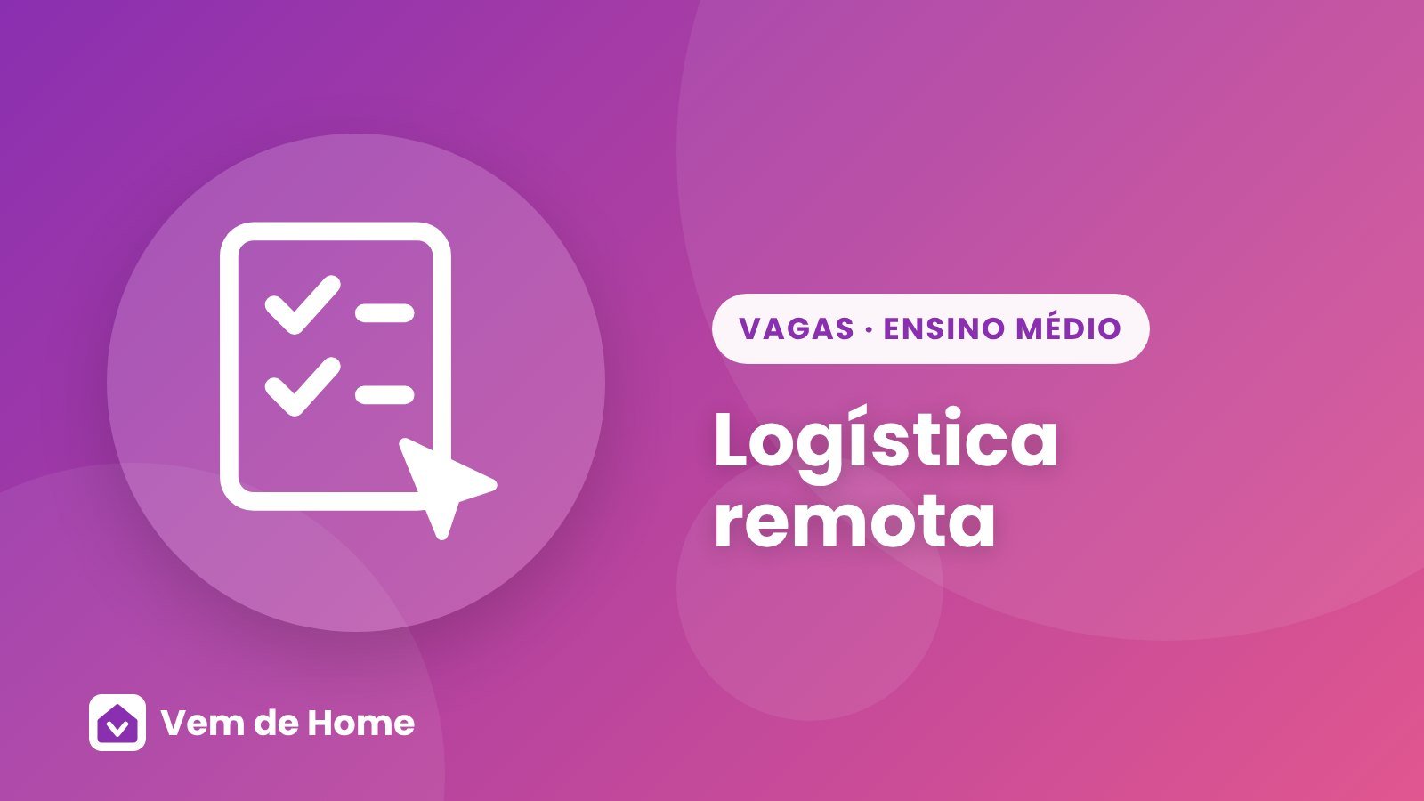 Ilustração de capa sobre logística remota