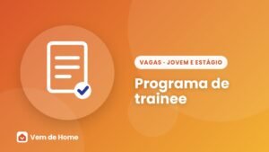 Ilustração de capa sobre programa de trainee