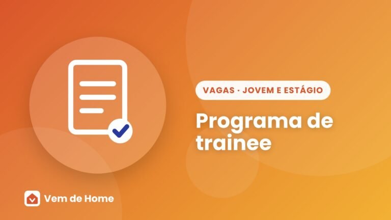 Ilustração de capa sobre programa de trainee
