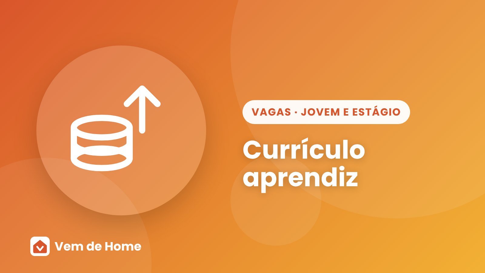 Ilustração de capa sobre currículo aprendiz