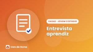 Ilustração de capa sobre entrevista aprendiz