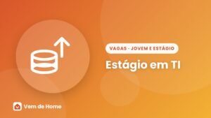 Ilustração de capa sobre estágio em ti