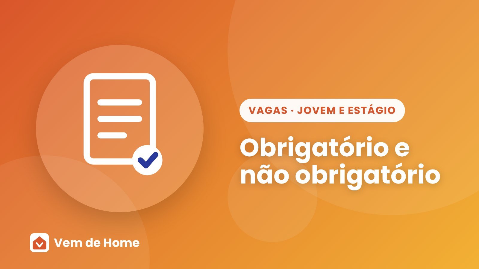 Ilustração de capa sobre obrigatório e não obrigatório